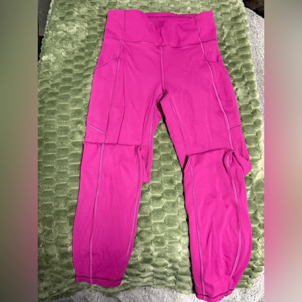 Lululemon Athletica Pink Leggings
